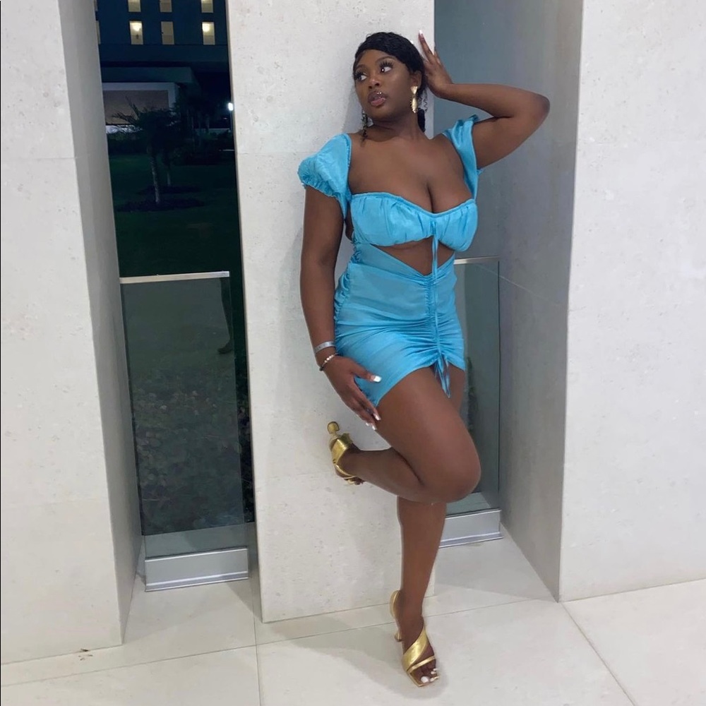 BLUE VACATION DRESS